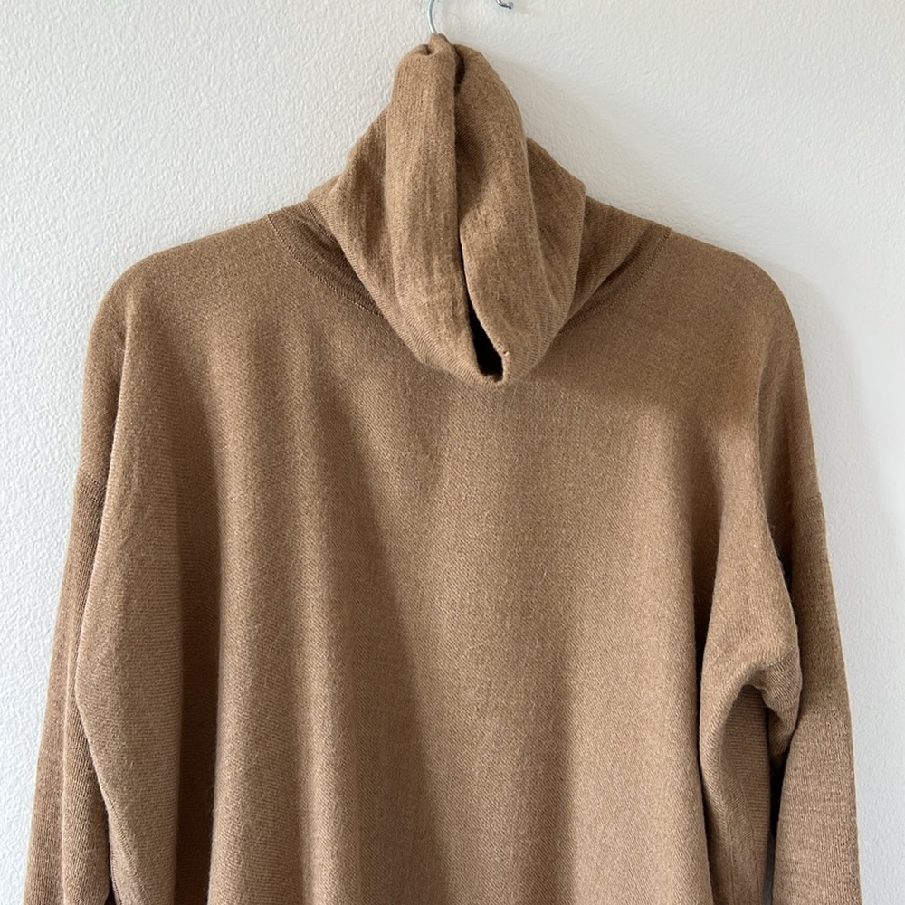 Cuyana Camel Cowl Neck Sweater - Picture 2 of 11